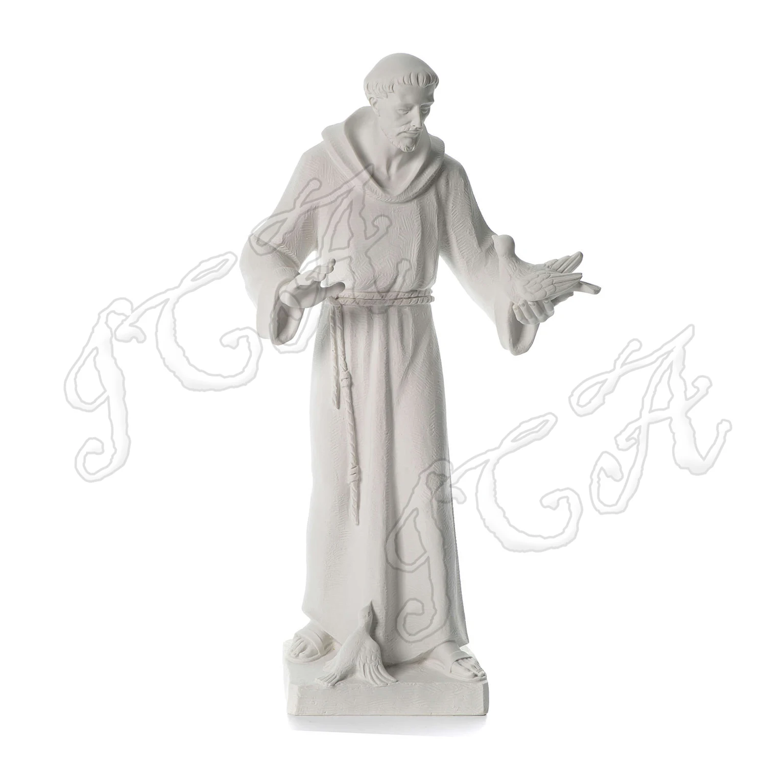 Classical life size religious natural Stone catholic marble Godfather statues for garden/church/cemetery