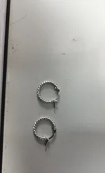 Popular Fashion Gold Hoop Earrings Gypsy Jewelry 925 Silver braid Twisted Hoop Earrings Women