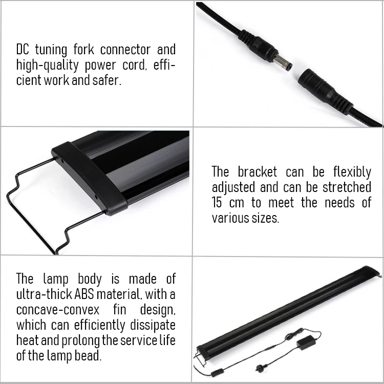 Cheap Arm Week Aqua Wall Mounted 120cm Full Spectrum Microgreen 6w 12w 18w 26w 30w Fish Tanks Led Aquarium Lights