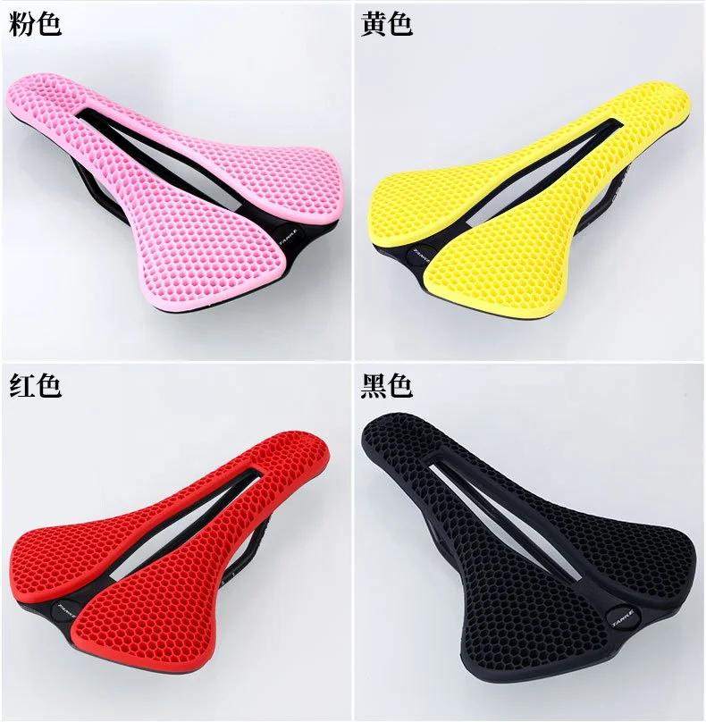 IRONDONKEY Comfortable Bicycle Saddle & Passenger Seat Cushion PVC & Leather Road Mountain Bike Riding Competition Saddle