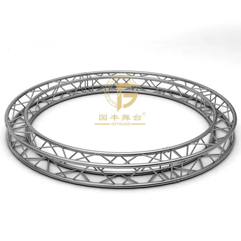 Chinese Concert Stage Indoor Disco Lighting Aluminum Trusses Semi-Circle Roof Truss Displays for Wedding Decorations