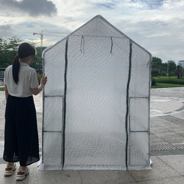 Walk in Greenhouse Portable Mini 8 Shelves Outdoor 3 Tier Green House