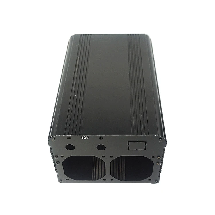 Анодированная Алюминиевая коробка extrudedd корпус усилителя корпус Корпуса