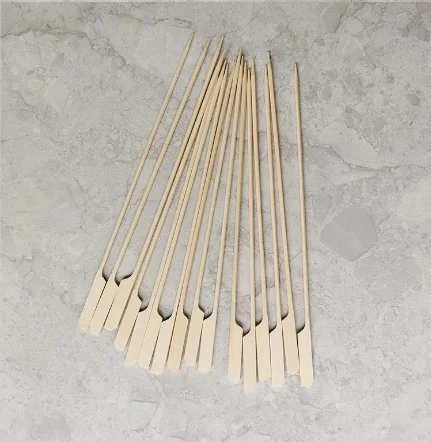 Outdoor Barbecue Accessories Natural Bamboo Skewers Wooden Sticks