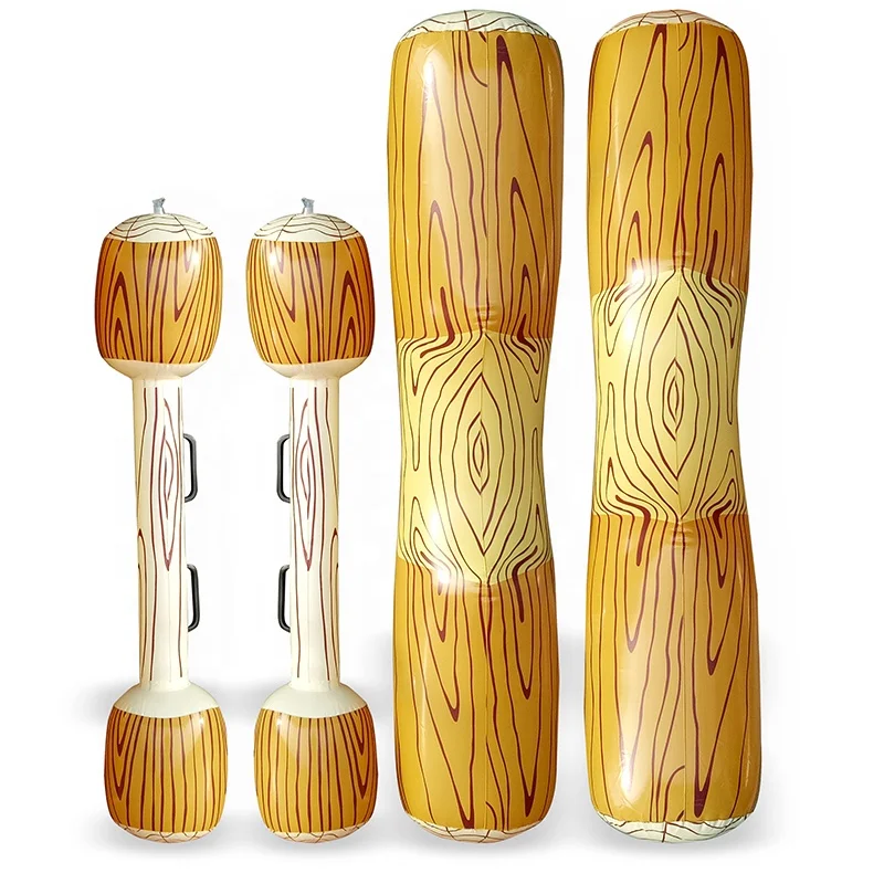 Надувной бассейн плавающий для вечеринки лодка плот игрушки водного столкновения деревянное сиденье ряд детей и