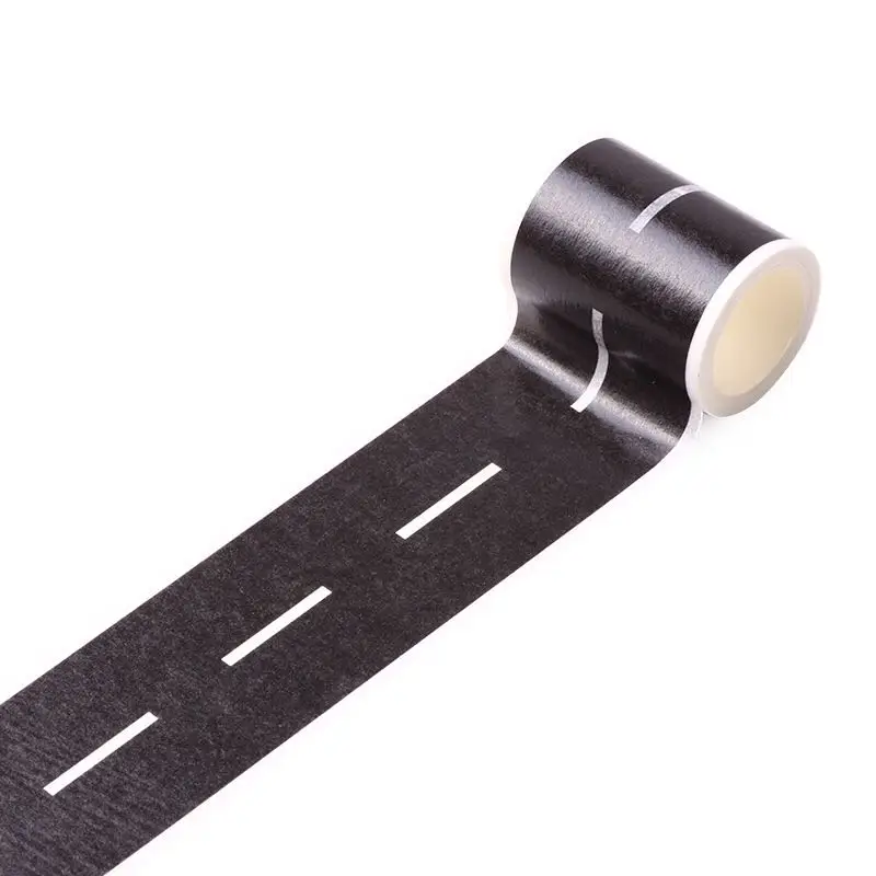 DIY Tape Car Road Tape DIY Traffic Road Railway Adhesive Removable Washi Masking Tape Sticker for Children Kids Toy Cars