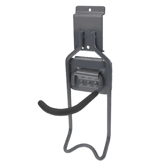 Vertical bicycle storage hook for slat wall bike holder wall mounted