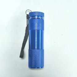 Wholesale mini 395nm blacklight Purple Ultraviolet UV flashlight 9 led flashlight led torch light