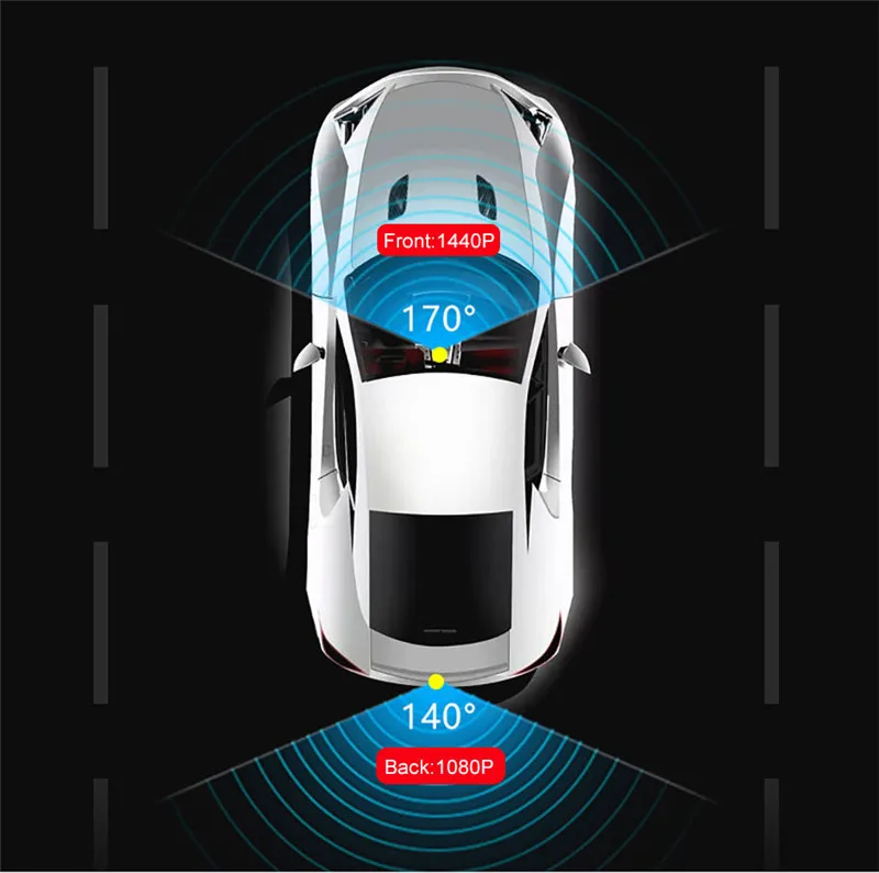 Hot Selling Full HD Touch Car Black Box Parking Car Dash Camera Mirror  Rear view Mirror dashcam