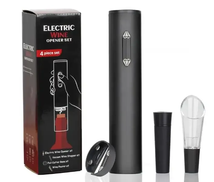 The New Ideas 2024 Innovative Unique Product Wine Opener Electric Kitchen Accessories Set for Women Gift Promotional