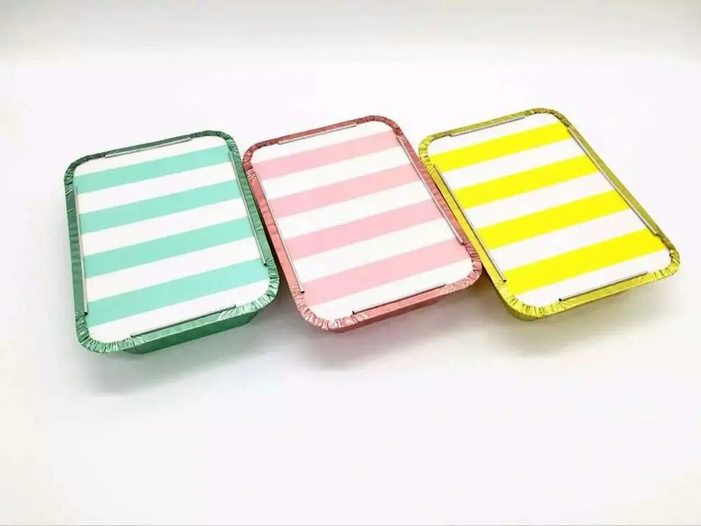 Лидер продаж 2020, десертные чашки из цветной алюминиевой фольги с покрытием