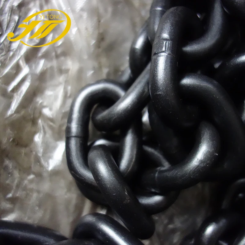 Grade 80  blacken oxiden 6mm 8mm 10mm 13mm Alloy steel lifting chain