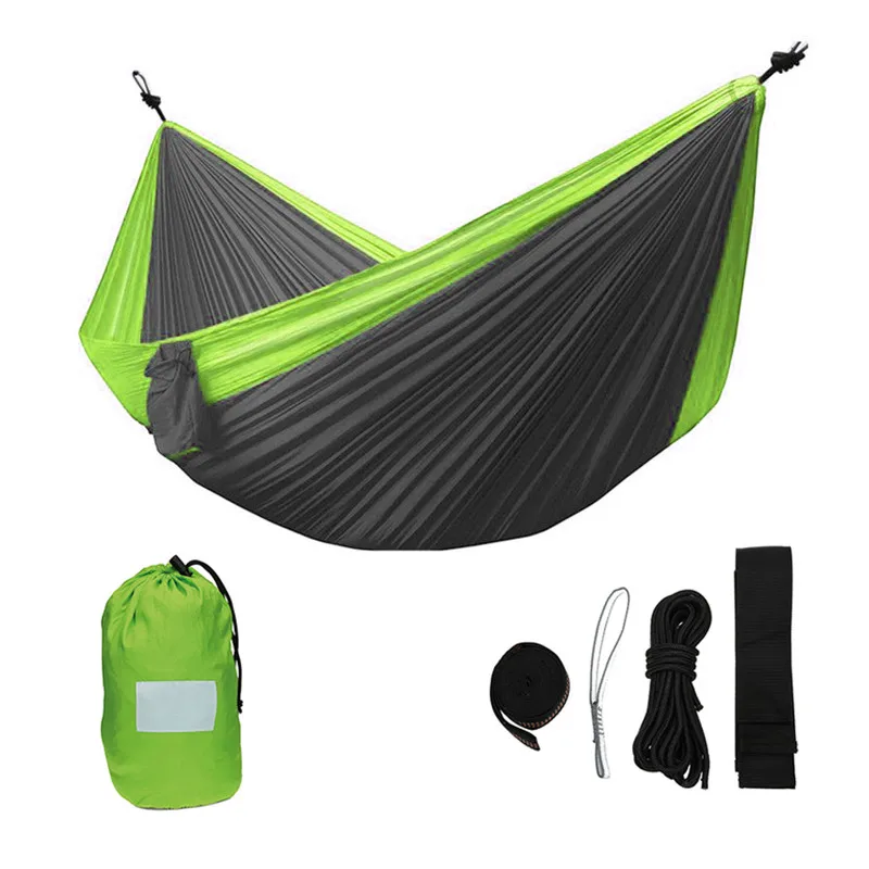 Outdoor Backyard Leisure  Swing Professional Double Lightweight Nylon Portable Camping Hammock