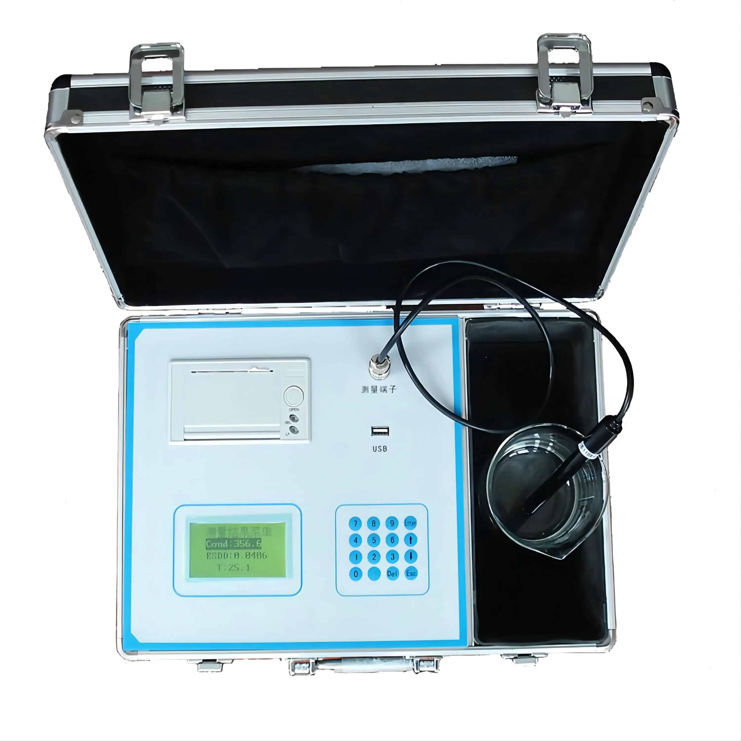 Touch screen Intelligent Direct Reading  Non-soluble Deposit Density Tester Insulator equivalent salt density tester
