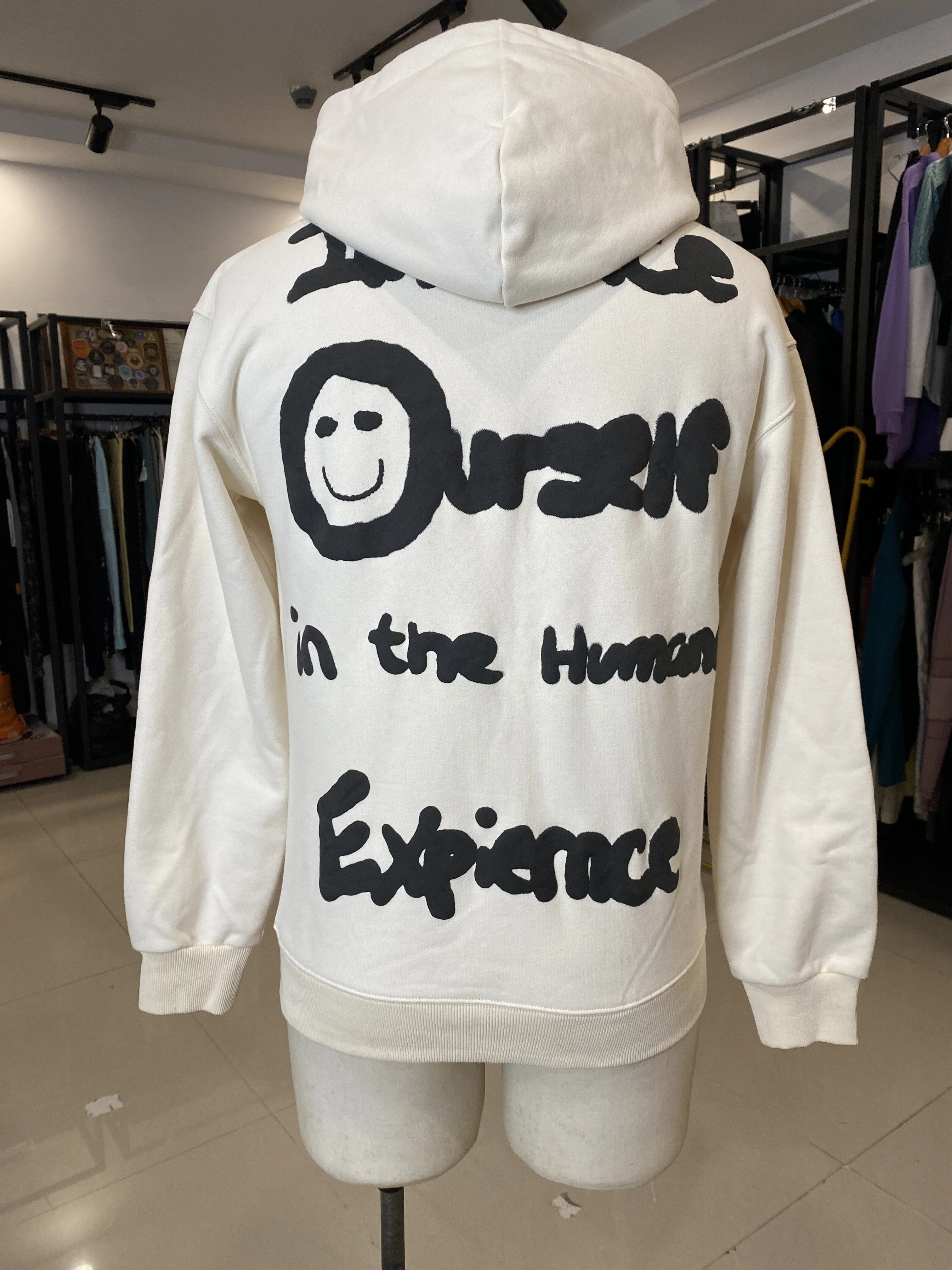 Manufacturer Custom Hoodie 3D Embossed Embroidered Logo Men Ovesizes Cotton Puff Printing Hoodie