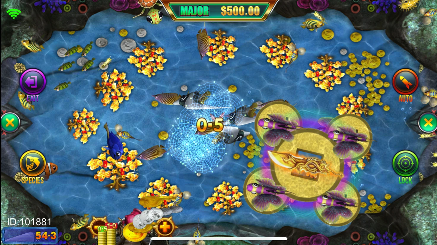 Original Factory Hunter Fish Arcade Game Hot Sales Dragon King shooting fishing game machine