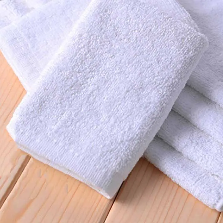 Cotton Hotel Catering Aviation Airline Special Disposable White Square Hand Towels