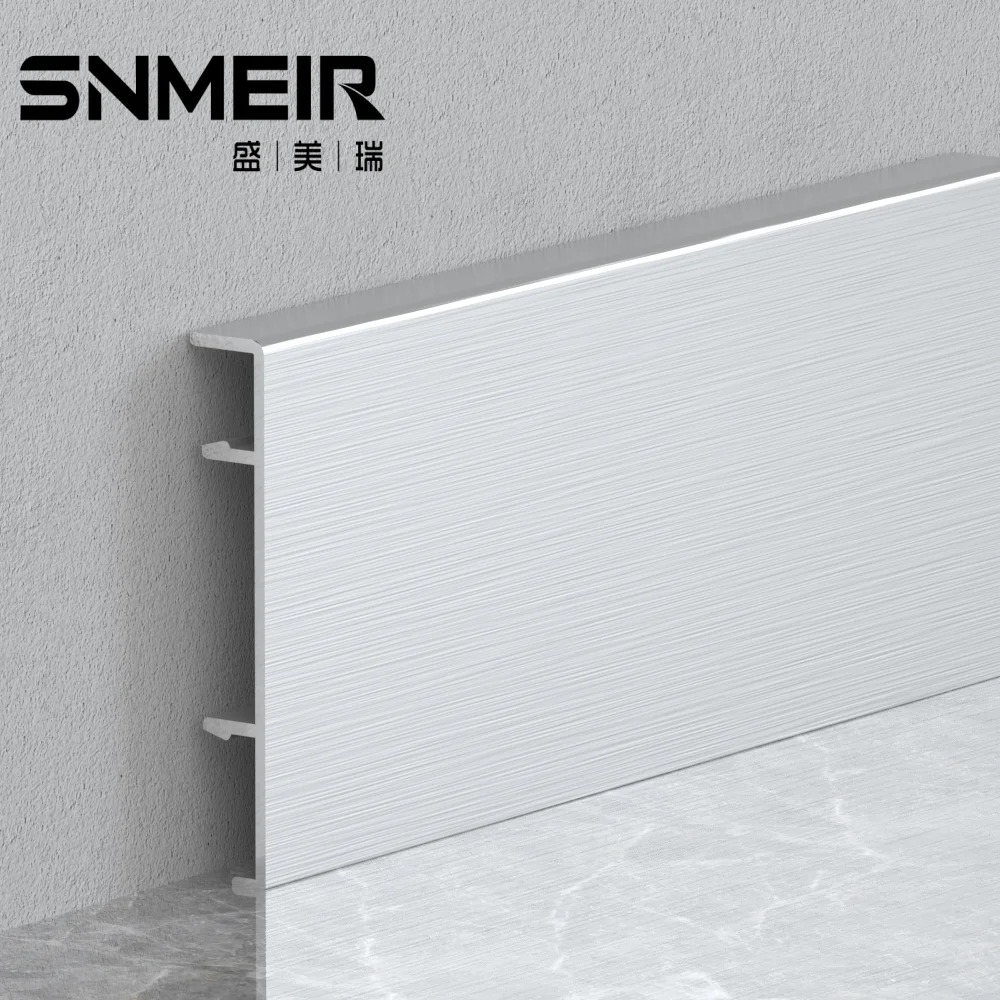 Floor Accessories Premium Quality Low Price Aluminium Profile Skirting Baseboard