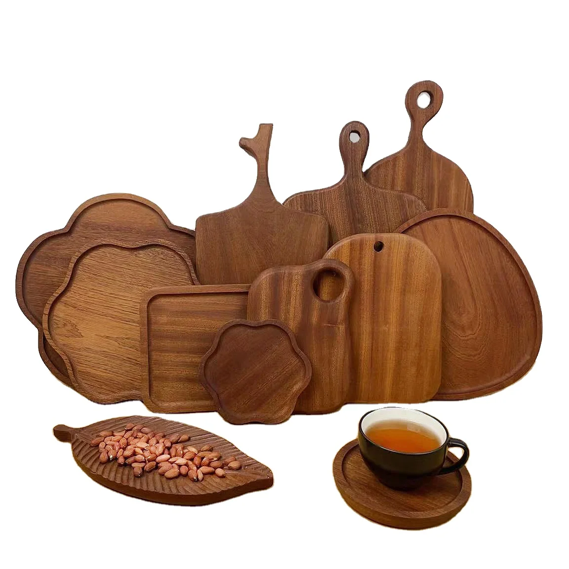 Sabili mould proof cutting board high quality solid wood cutting board with handle