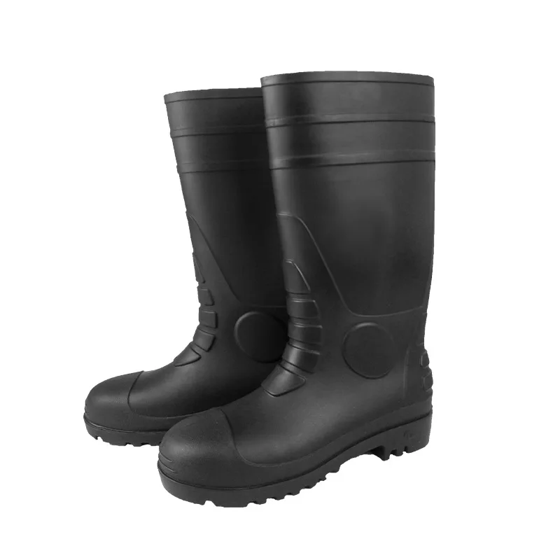 High Quality Oil-resistant PVC Steel-toed Rain Boots