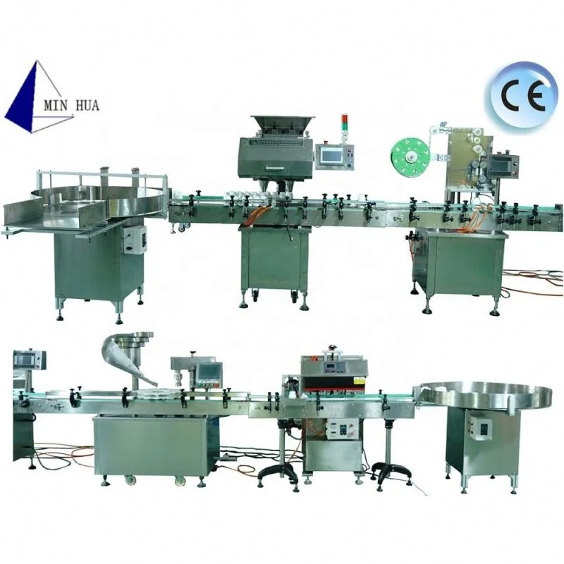Single plate capsule and tablet counting and filling machine