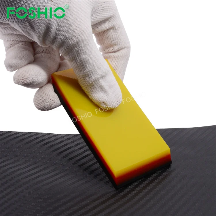 Foshiio Customize 2 Inch Combo Pack Ppf Hybrid Paddle Squeegee Window Tinting Supplies