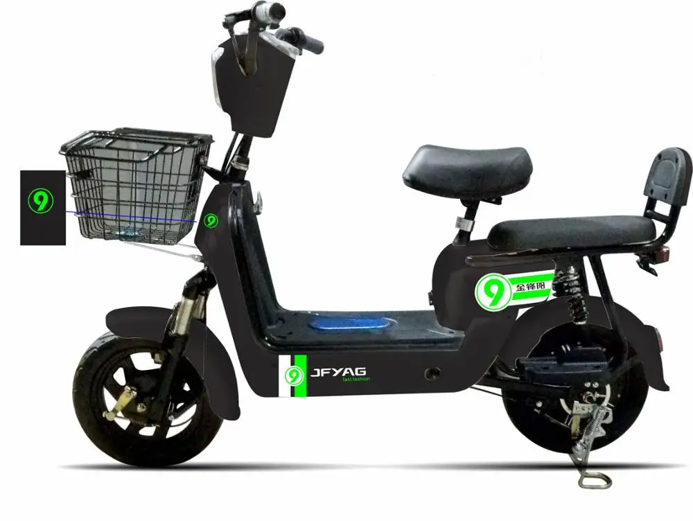 
48V 350w electric bicycle ebike tandem electric bicycle with headlight for woman 