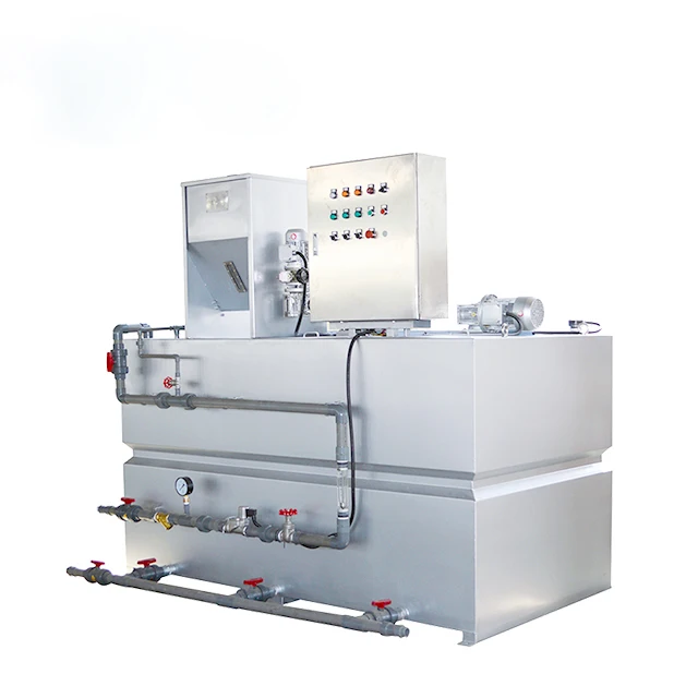 Automatic chemical dosing machine for PAC/PAM polymer mixing and flocculation