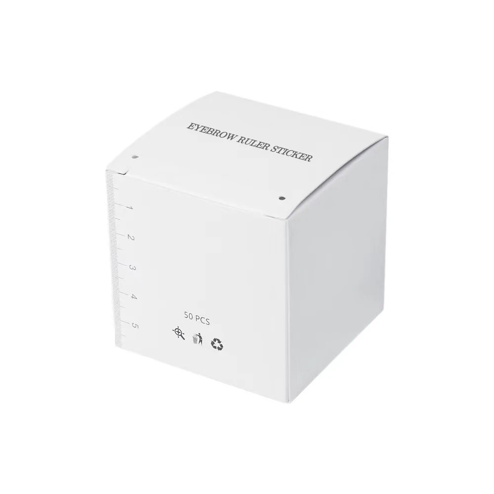 Microblading Eyebrow Ruler Sticker Disposable Adhesive Eyebrow Measurement Stencil for Tattooing - Brow Makeup Tools