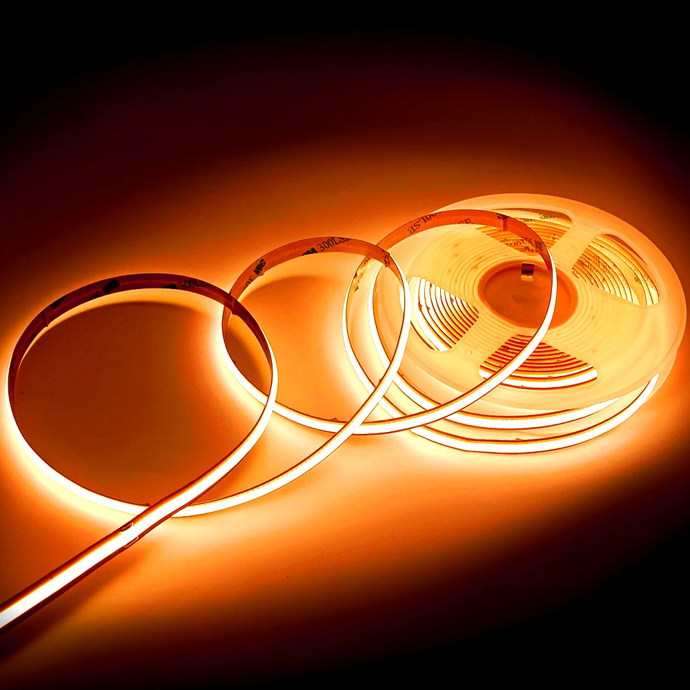 White color light cob light high power Dimmable 480leds/m RA90 12w waterproof IP20 IP65 IP67 IP68 12V 24v cob led strip