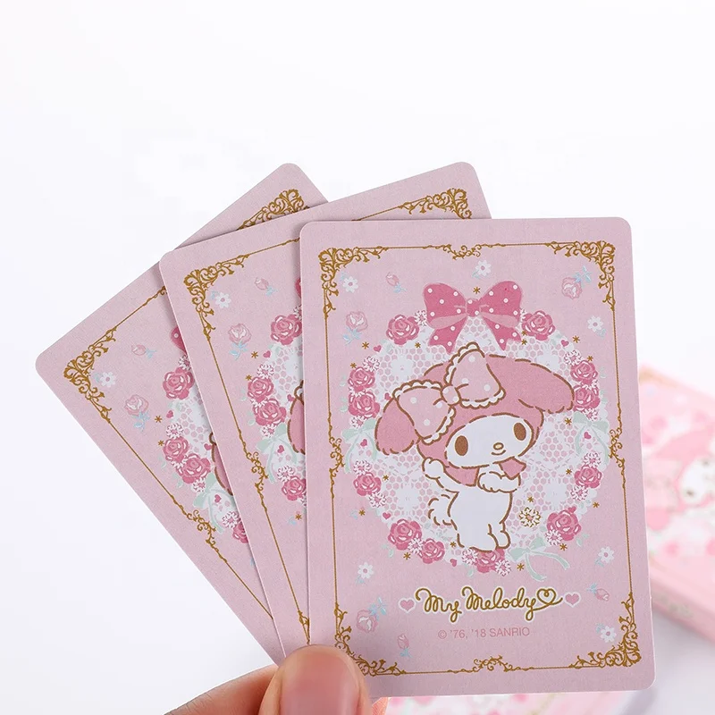 Wholesale Customized Design Printed Mini Cartoon Anime Cute Poker Cards Joker Paper Playing Cards