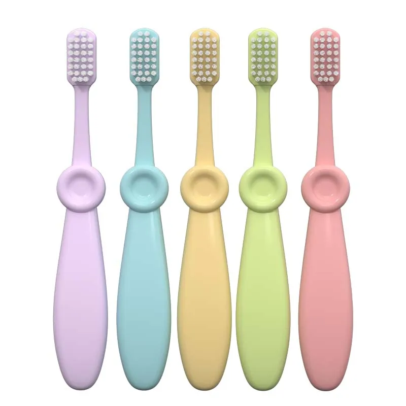 Ultra-thin Super Soft Kids Baby Toothbrush Soft Bristles Toothbrush For Baby Kids Dental Oral Hygiene Care with case