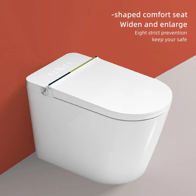 2023 китайский современный белый керамический Прочный Туалет для ванной комнаты Роскошный автоматический умный туалет