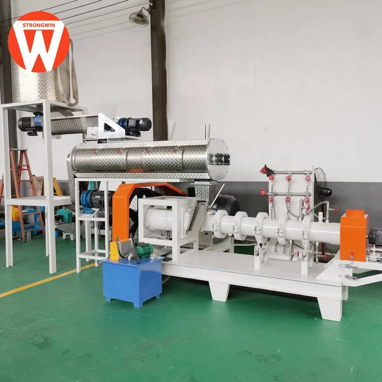 Best sell fish feed manufacturing machinery extruders for fish food