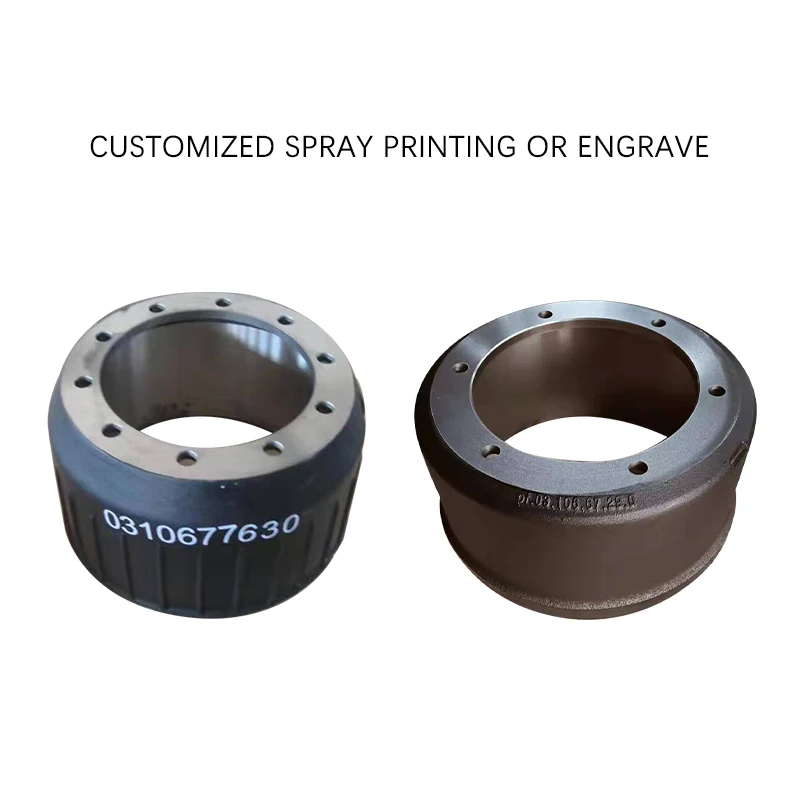 High Quality 3721AX Semi Trailer Heavy Duty Truck Brake Drums Wheel Hub Tambor del freno