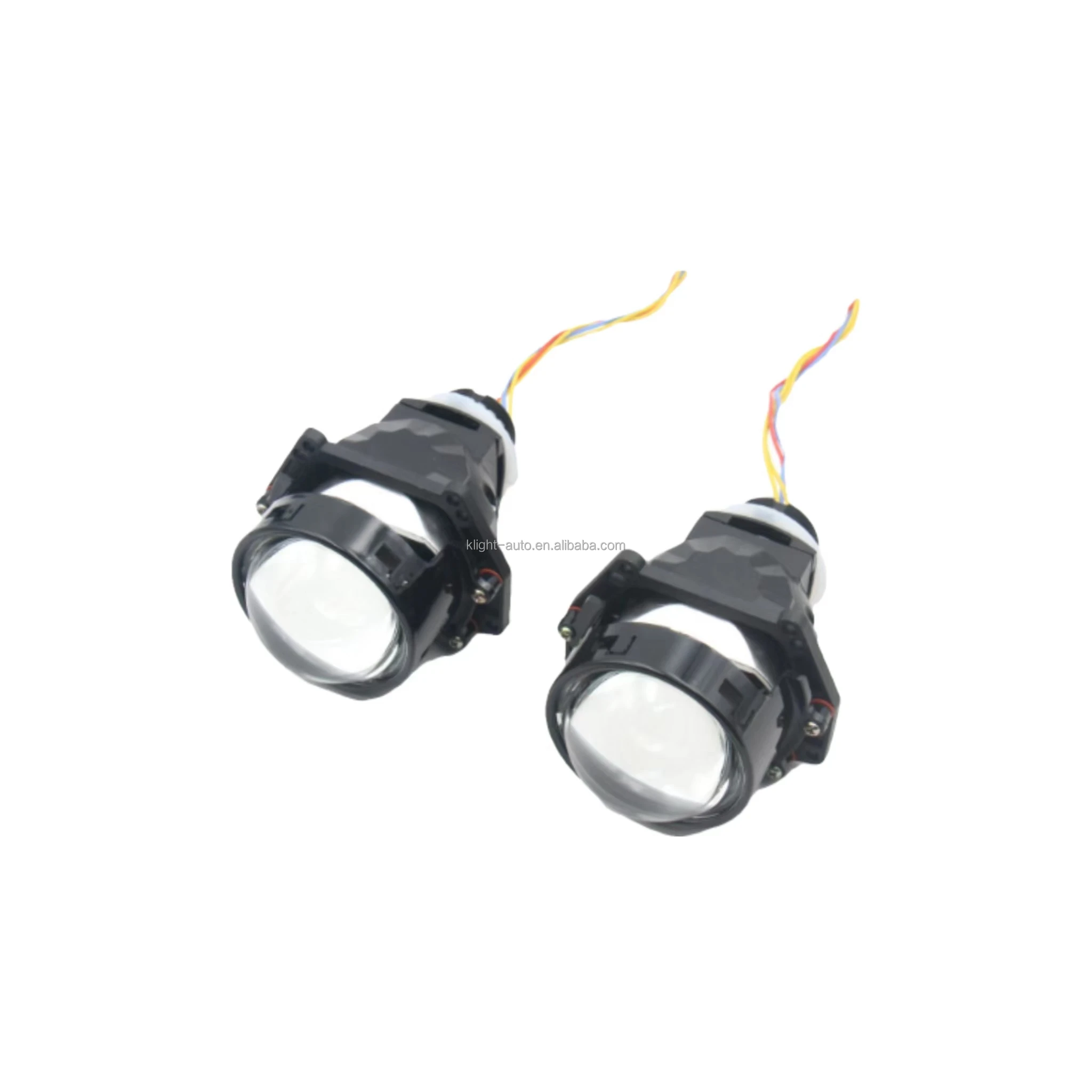Led Projector Lens Car Lamps Angel Eyes Bi Led Lenses In Headlight 55w 5500k 3 Inch Car Accessories 12v 24v