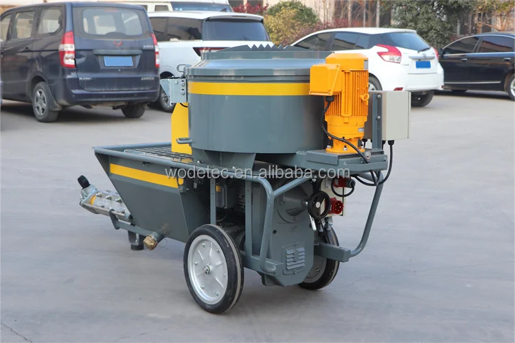 Wet electrical refractory mortar transfer pump cement plaster pump mortar spray machine price