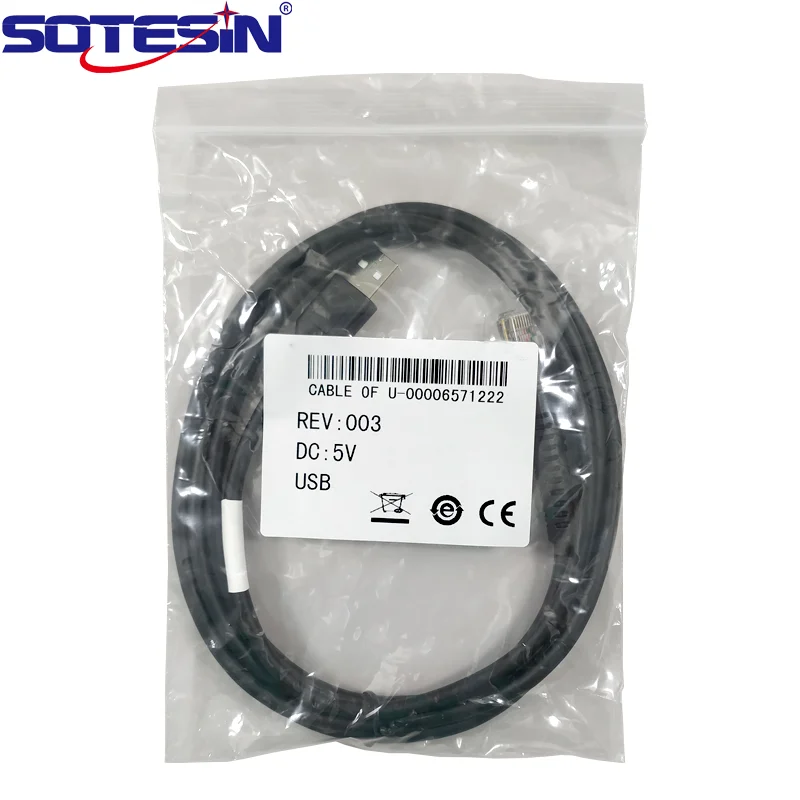 Кабель STOESIN международного стандарта RJ45 К USB подходит для кабеля сканера Honeywell YJ4600 2 м/6 футов