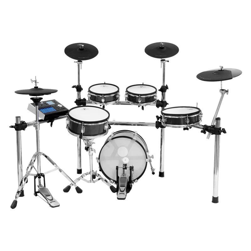 HXM XD-900-KM Black color flagship module electric drum set factory direct sales