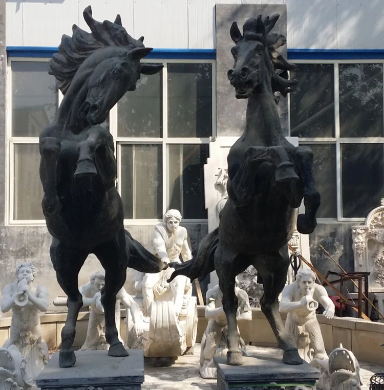 Life Size Bronze Horse Statue for Sale, brass horse sculpture