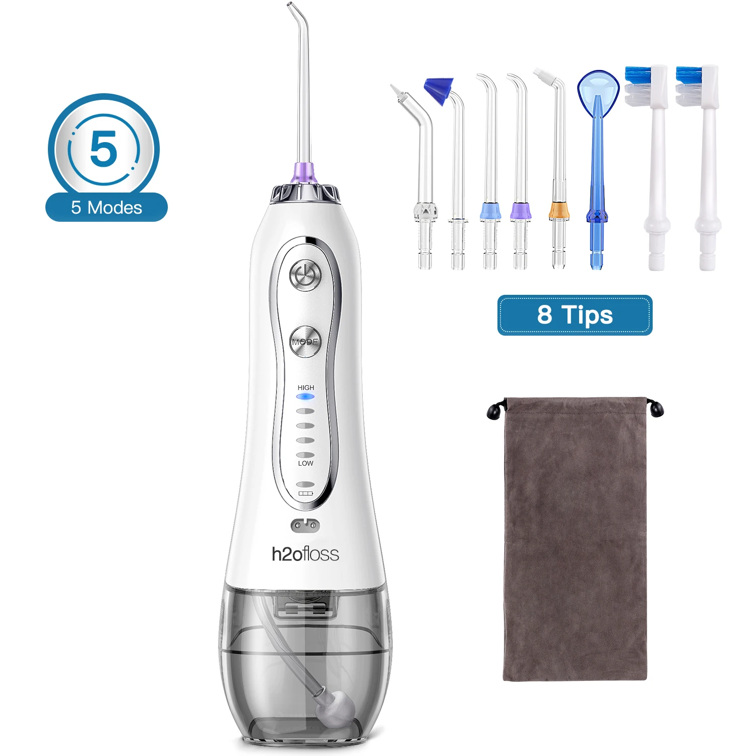 h2ofloss water flosser orthodontic home use portable cordless oral irrigator