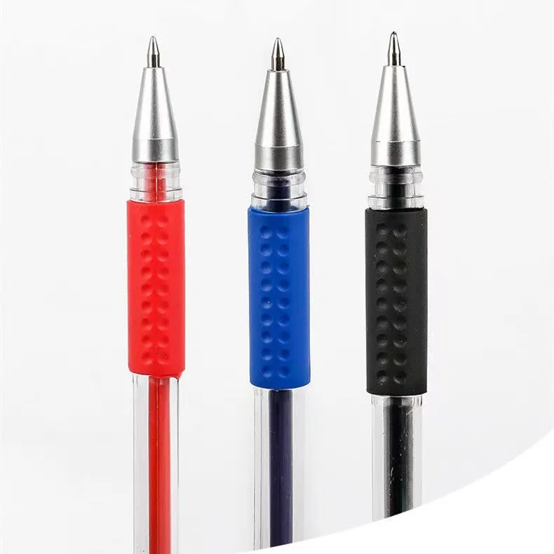 12pcs/box European standard Gel pen carbon signature pen Office stationery neutral gel pen