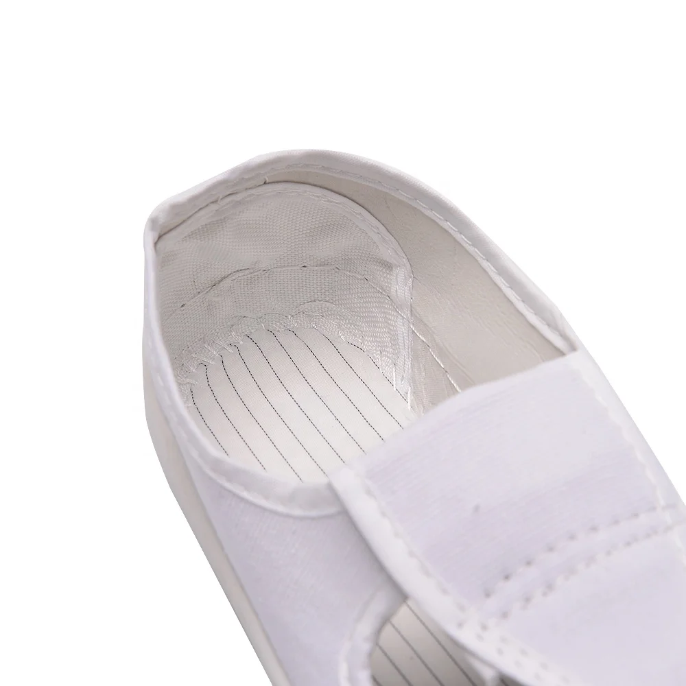 
workmans antistatic safety esd shoes white for GMP standard cleanroom 