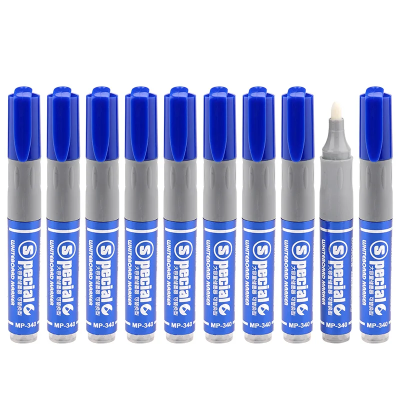 Dust-free whiteboard marker water pen erasable white board marker refill ink