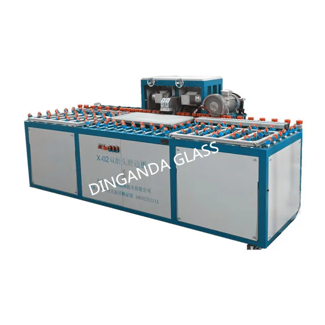 DingAnDa Brand Horizontal glass edging machine building glass processing machine