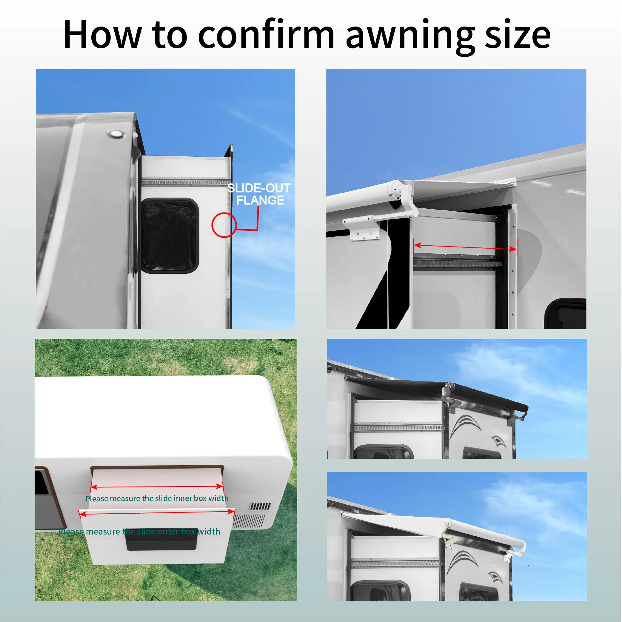 Awnlux America Design 15ft RV Slide Out Caravan Trailer Camper Awning For Sale