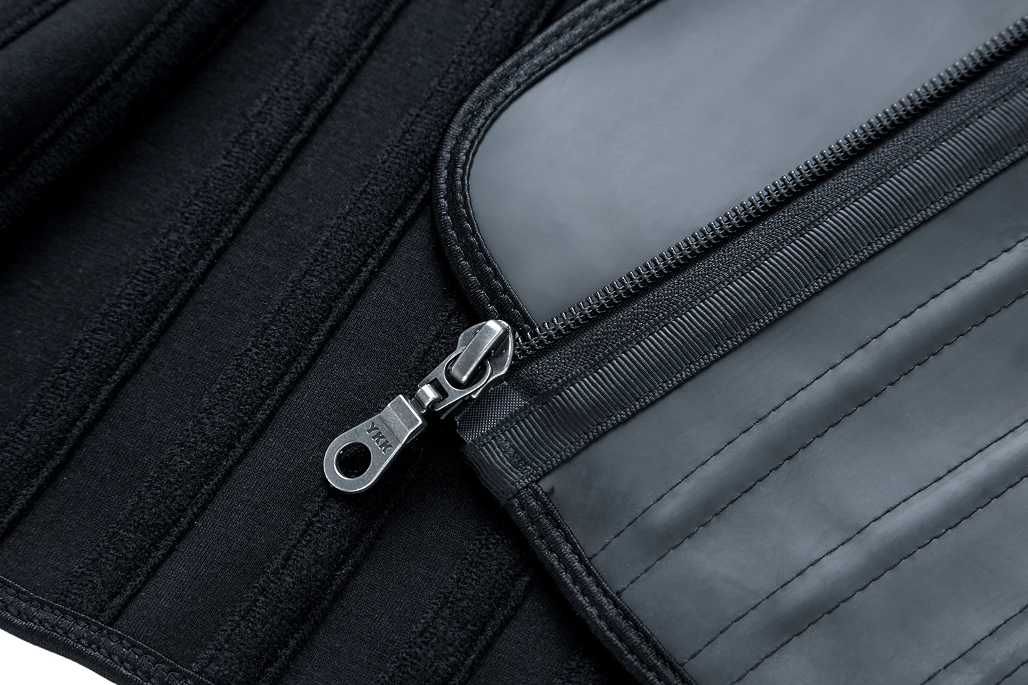 Underbust Sport Cincher Womens Workout Body Shaper Zip Up Latex Waist Trainer Corset