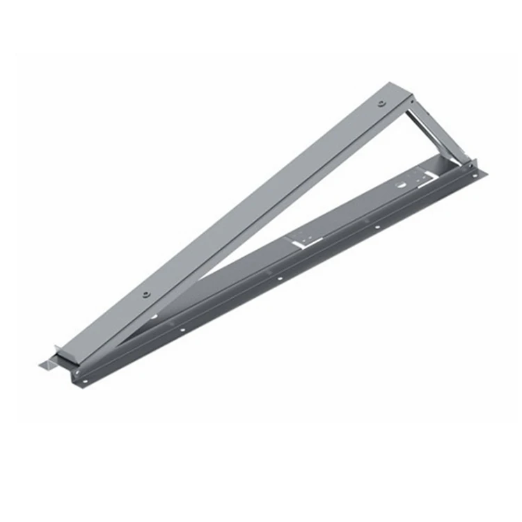Flat roof solar energy system solar panel mounting rack pv brackets ballast triangular solar mount supports