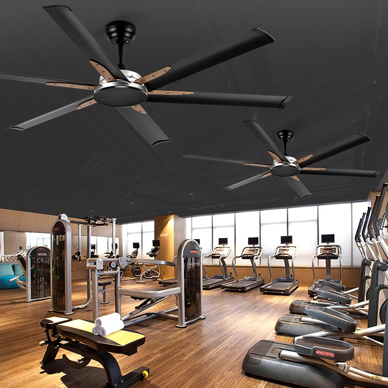 Large Size Ceiling Fan 120 Inch DC Motor Metal Blade Factory Industrial Ceiling Fan