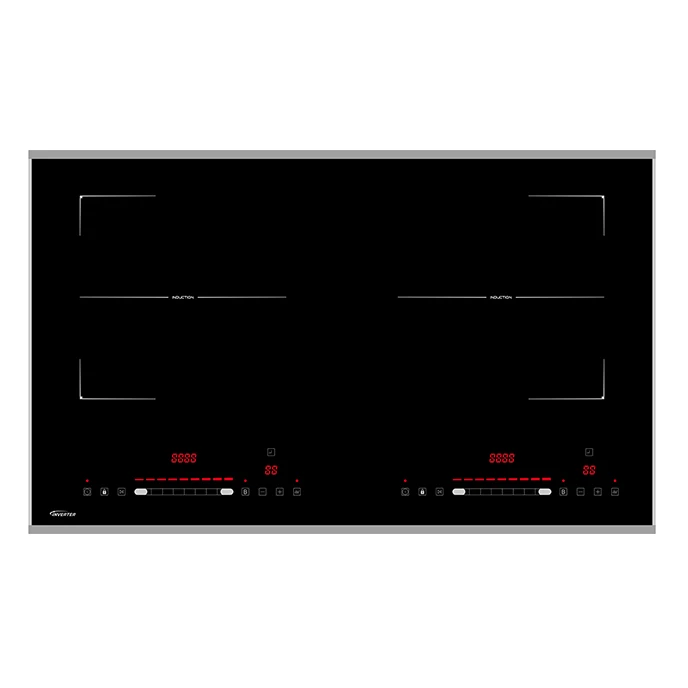 73cm Built in Smart Induction Cooktop with 2 Elements Black Induction Cooker Stove
